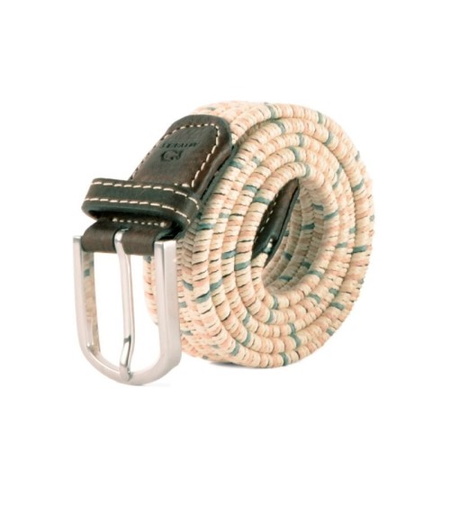 Waxed cotton elastic woven belt - Kara Billybelt Belts design switzerland original