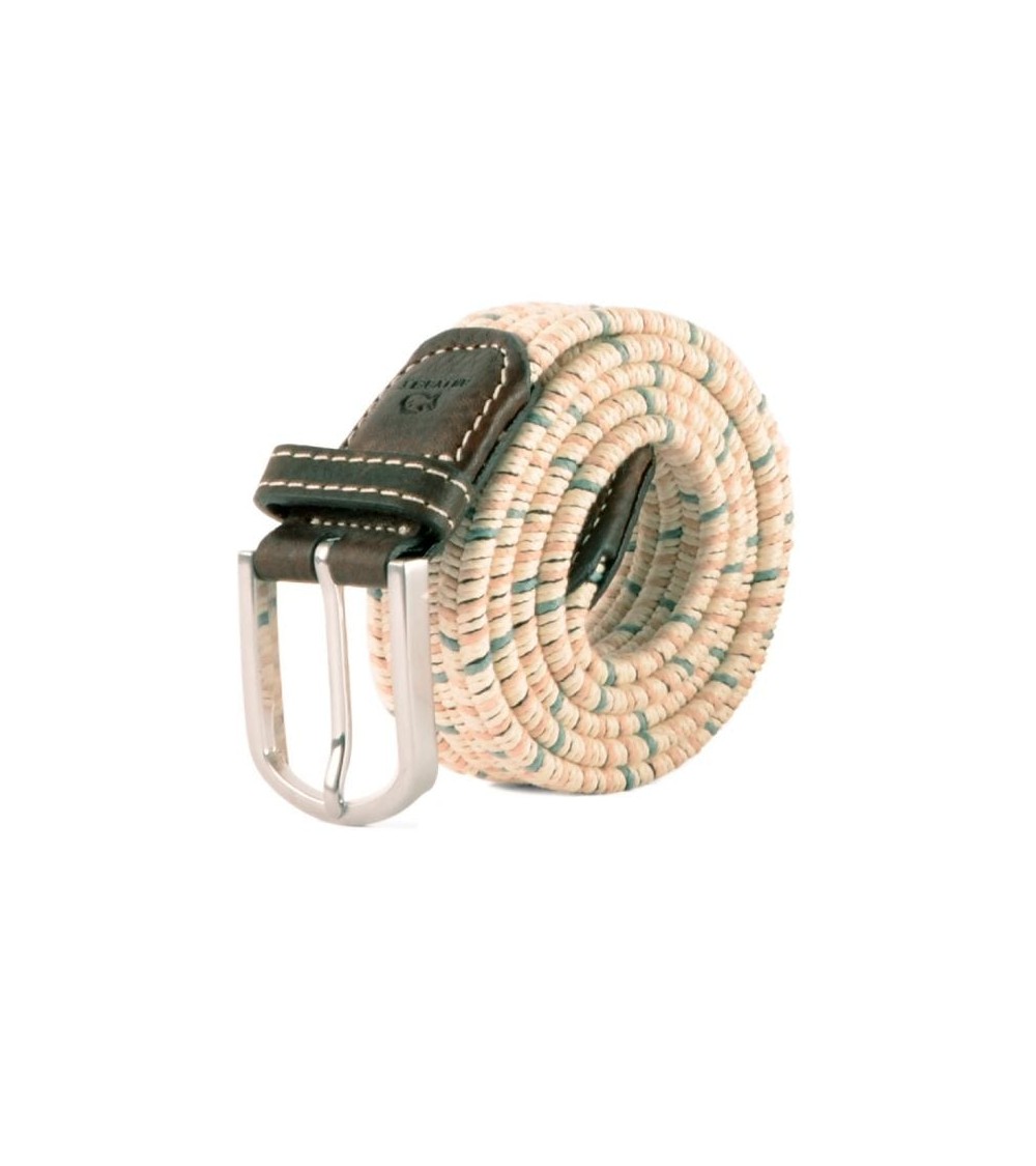 Cintura elastica intrecciata in cotone cerato - Kara Billybelt Cinture design svizzera originale