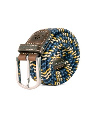 Waxed cotton elastic woven belt - Ross Billybelt Belts design switzerland original