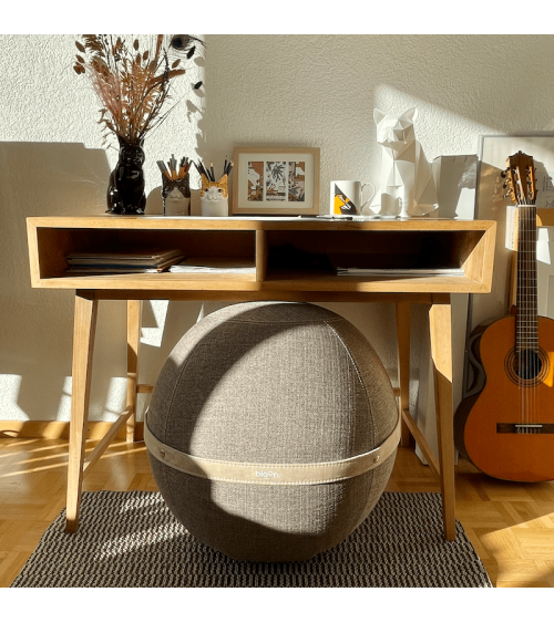 Bloon Original Taupe - Sedia ergonomica Bloon Paris palla da seduta pouf gonfiabile