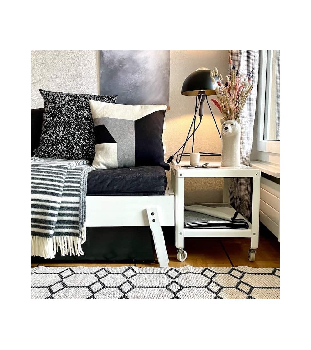 Kissenbezug - RAINY DAYS Beluga - 50 x 50 cm Brita Sweden Kissen design Schweiz Original