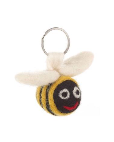 Bee - Cool Handcrafted Keychain Felt so good original gift idea switzerland