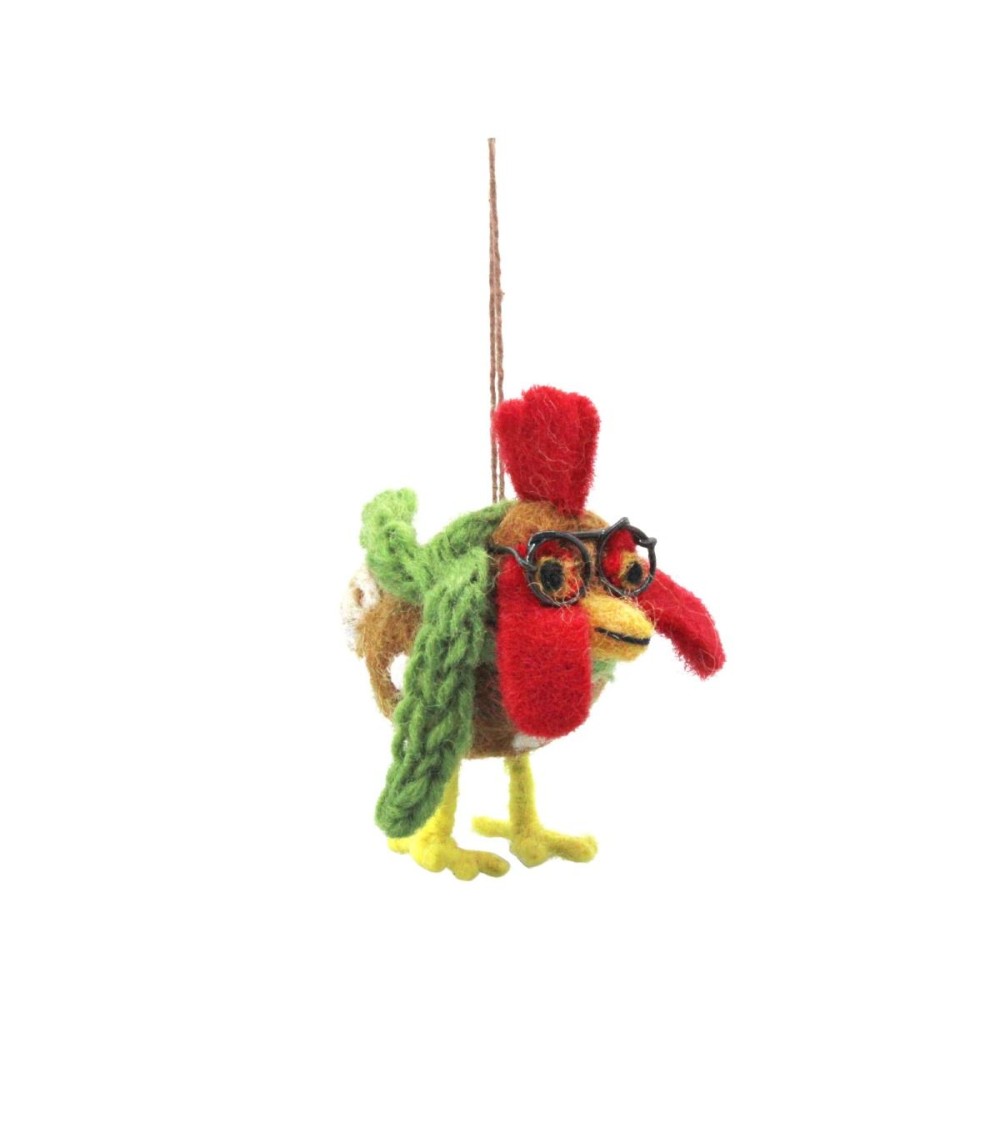 Cornelius the Chicken - Hanging Decoration Felt so good original kitatori switzerland