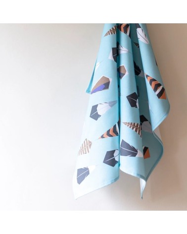 Serviette de cuisine - Plumes Twenty Birds torchon vaisselle qualité serviette haut de gamme beaux essuie main originaux