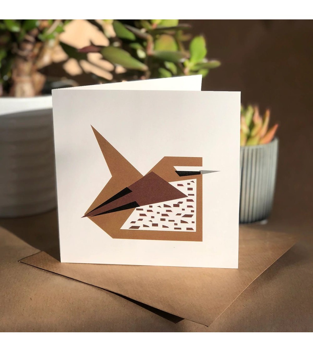 Greeting Card - Wren Twenty Birds happy birthday wishes for a good friend congratulations cards