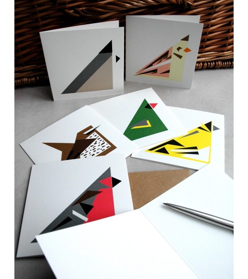 Grußkarte - Zaunkönige Twenty Birds glückwunschkarte zur hochzeit geburt zum geburtstag kaufen