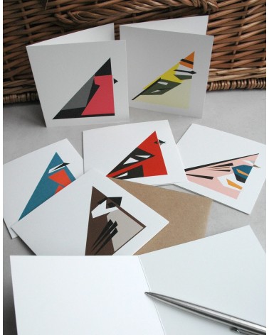 Greeting Card - Nuthatch Twenty Birds happy birthday wishes for a good friend congratulations cards