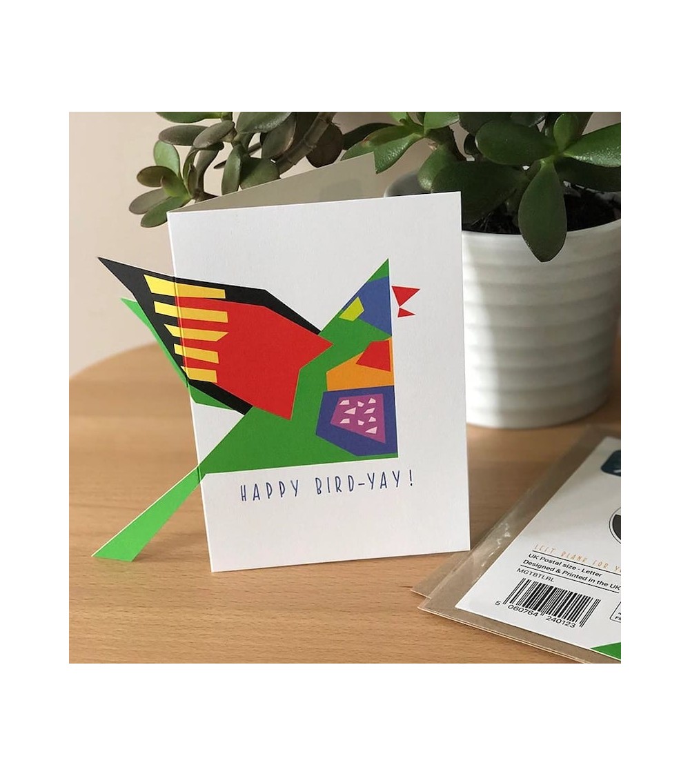 Grußkarte - Geburtstag - Happy Bird-Yay Twenty Birds glückwunschkarte zur hochzeit geburt zum geburtstag kaufen