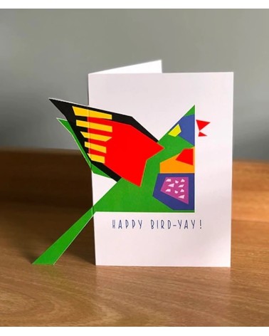 Greeting Card - Birthday - Happy Bird-Yay Twenty Birds happy birthday wishes for a good friend congratulations cards