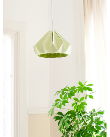 Chestnut Autumn Green - Paper hanging lampshade Studio Snowpuppe lamp shades ceiling lightshade