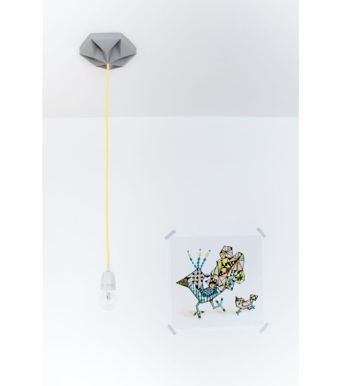 Rosace de plafond - Kroonuppe - Gris Studio Snowpuppe Luminaires design suisse original