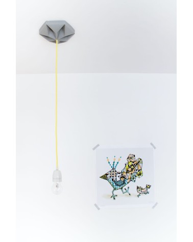 Ceiling rose - Kroonuppe - Grey Studio Snowpuppe Lighting design switzerland original