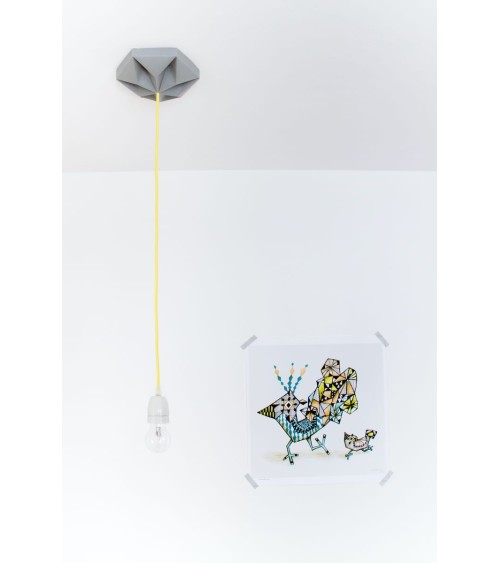 Rosace de plafond - Kroonuppe - Blanc Studio Snowpuppe Luminaires design suisse original