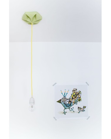 Ceiling rose - Kroonuppe - Autumn Green Studio Snowpuppe Lighting design switzerland original